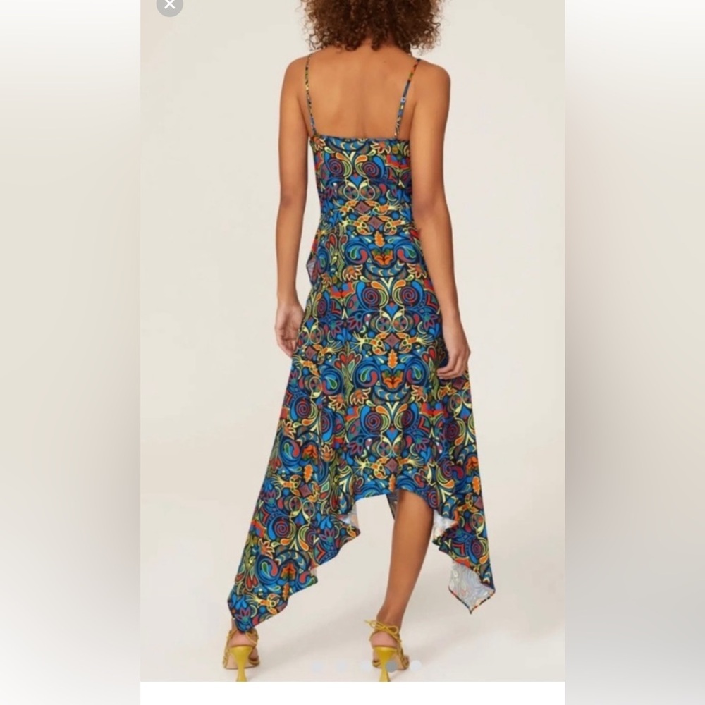 Haney Olivia Faux Wrap Midi Dress - Picture 2 of 12